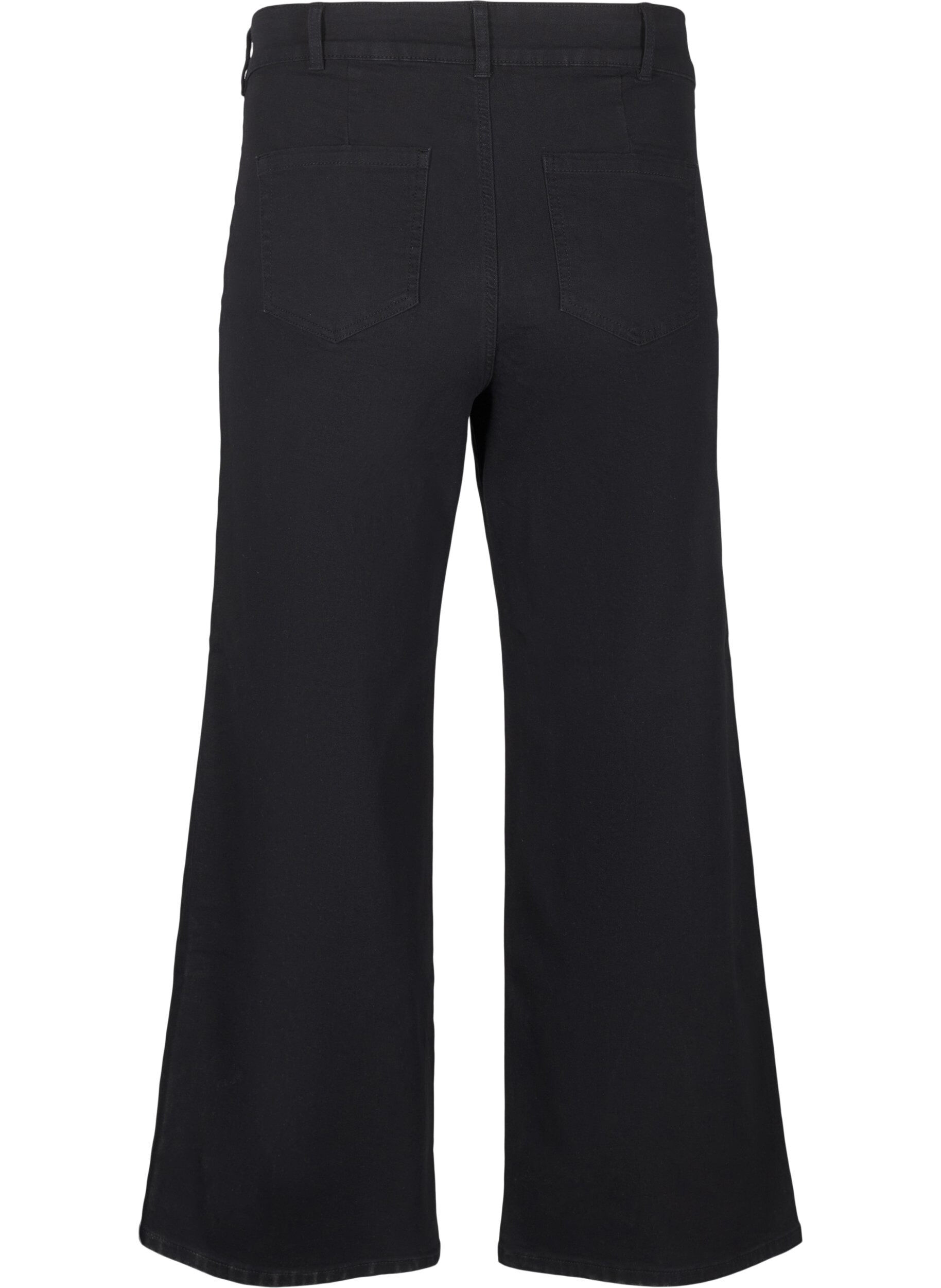 Zizzi FLASH - Jean large, Noir, Packshot image number 1