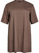 Robe t-shirt en coton jusqu'aux genoux, Marron, Packshot image number 0