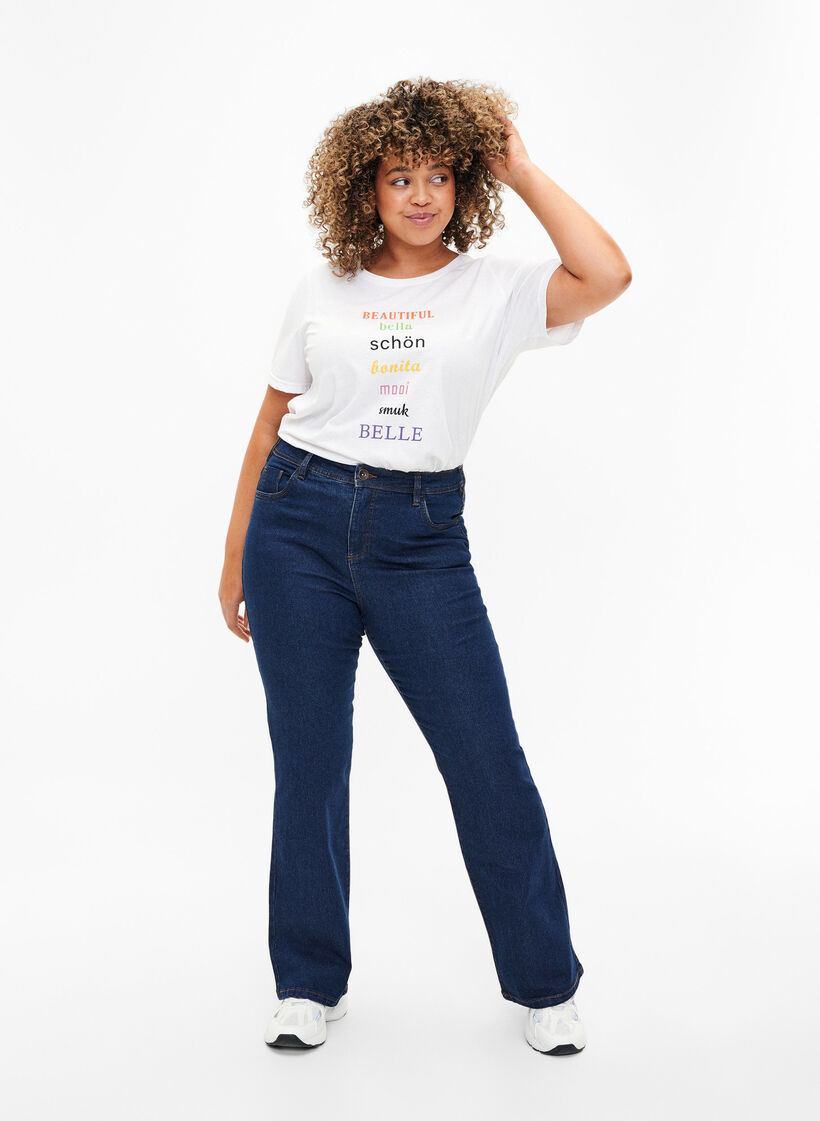 FLASH - T-shirt avec motif, Bright White, Model image number 2