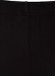 Short cycliste de base de couleur unie, Noir, Packshot image number 2