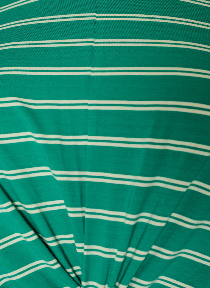 Robe en coton avec d&eacute;tail torsad&eacute;, Vert, Packshot image number 2