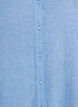 Chemise longue en lin et viscose, Bleu, Packshot image number 2