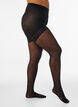 Collant push-up 50 deniers avec motif c&oelig;urs, Noir, Packshot image number 0