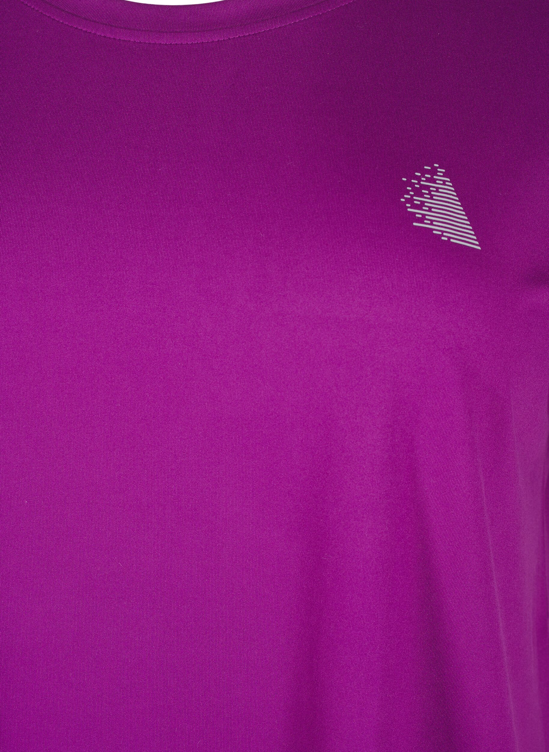 Zizzi T-shirt basique, Violet, Packshot image number 2