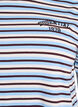 T-shirt en coton à rayures, Bleu, Packshot image number 2