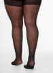 Collants push-up 50 deniers à motifs, Noir, Model image number 1