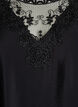 Tunique en viscose avec dentelle, Noir, Packshot image number 2