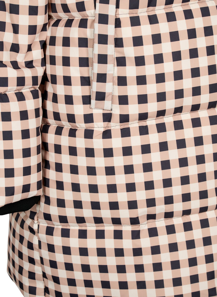 Doudoune d'hiver à carreaux, Black w. Nomad Check, Packshot image number 3