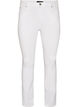 Jean Amy taille haute coupe super slim, Blanc, Packshot image number 0