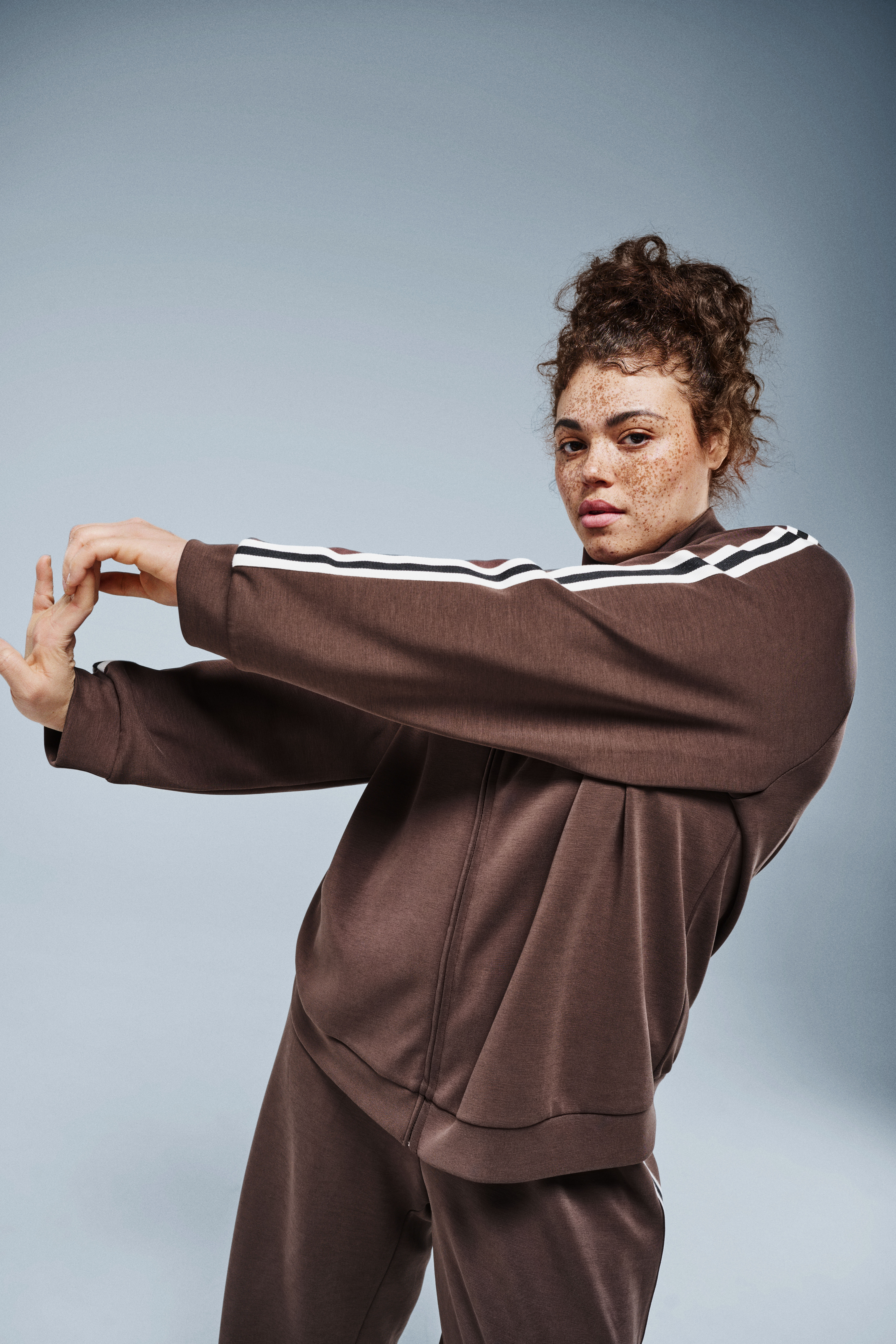 Zizzi Ensemble d'entra&icirc;nement marron, , Model