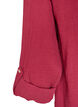 Blouse en mousseline de coton avec broderie anglaise, Rouge, Packshot image number 3