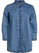 Chemise en jean avec motifs brodés, Bleu Clair, Packshot image number 0