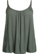 Top à bretelles en viscose, Vert, Packshot image number 0
