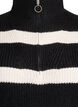 Pull en tricot avec col haut et fermeture &eacute;clair, Noir, Packshot image number 2