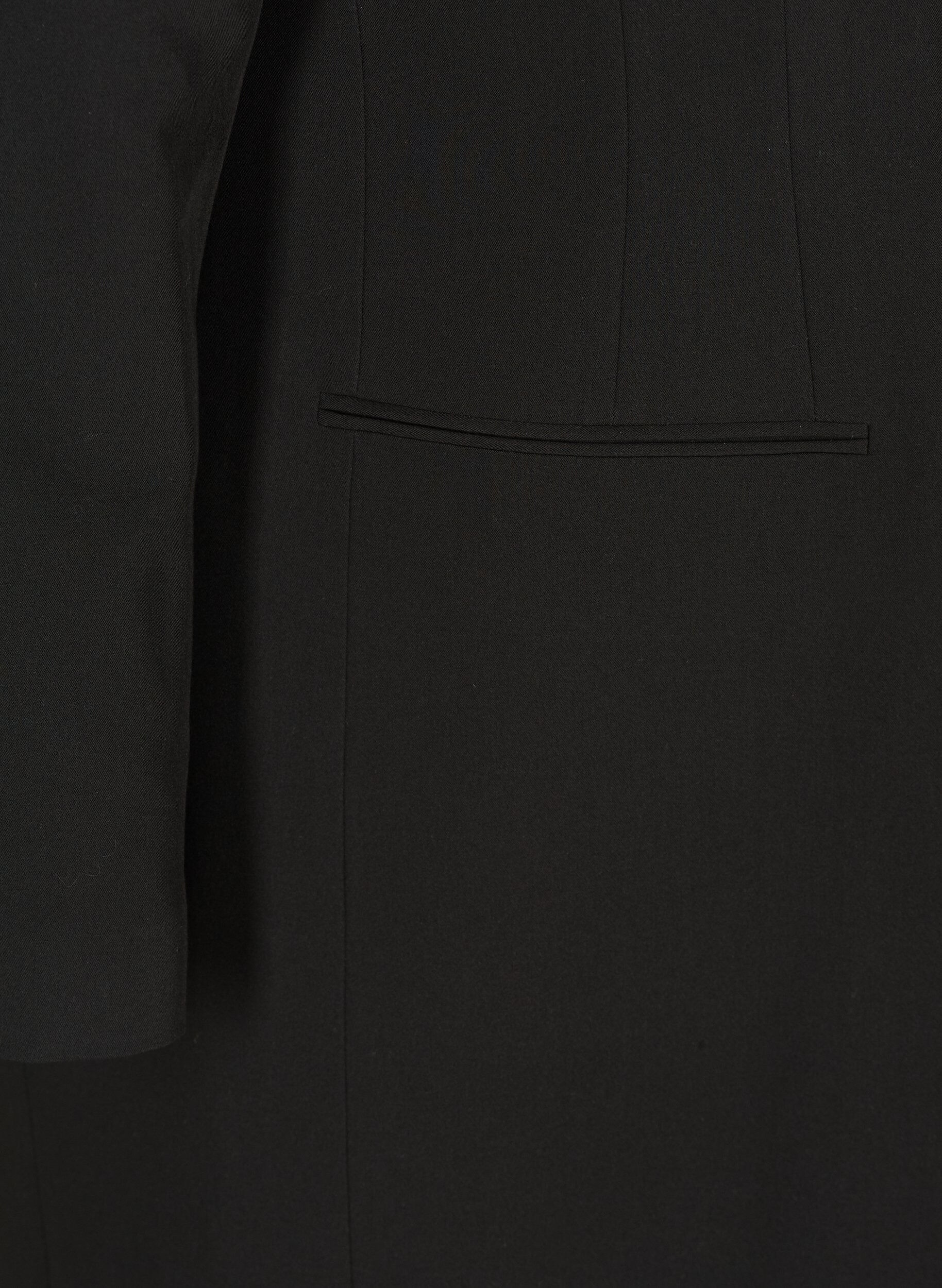 Zizzi Blazer long classique, Black, Packshot image number 3