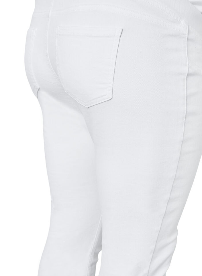 Jegging de grossesse en coton, White, Packshot image number 3