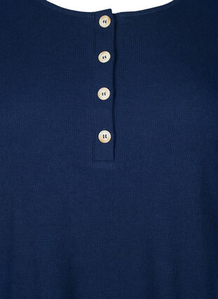 Chemise de nuit à manches longues, Navy Blazer, Packshot image number 2