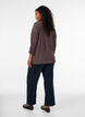 Blouse en jersey avec manches 3/4, Marron, Model image number 2
