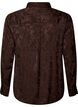 Chemise &agrave; motif cachemire ton sur ton, Marron, Packshot image number 1