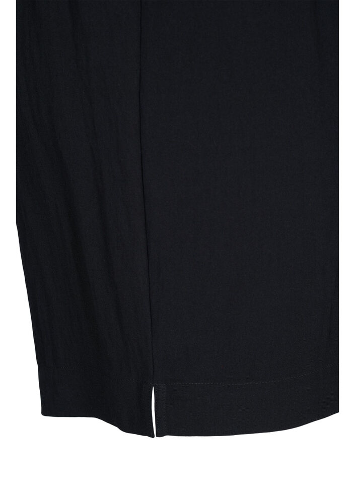 Short ample en viscose, Black, Packshot image number 3