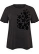 T-shirt en coton bio avec imprim&eacute;, Gris anthracite, Packshot image number 0