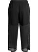 Pantalon ample en mousseline &agrave; pois, Noir, Packshot image number 1