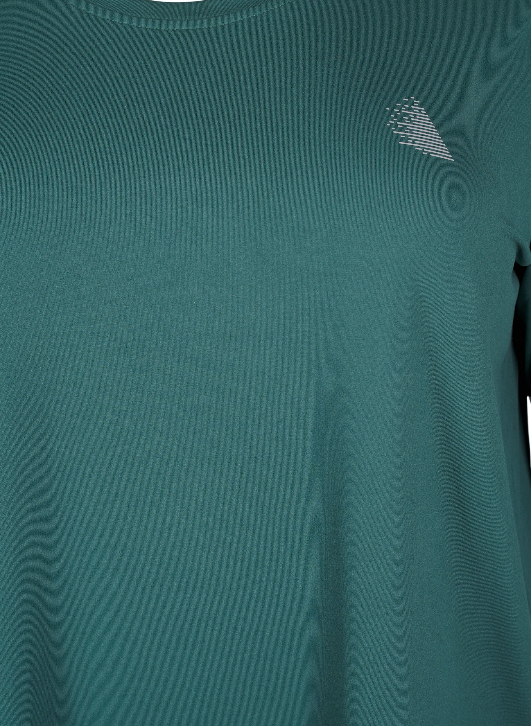 ZizziHaut de sport avec manches 3/4, Vert fonc&eacute;, Packshot image number 2