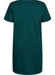 Chemise de nuit &agrave; manches courtes en coton biologique, Vert fonc&eacute;, Packshot image number 1