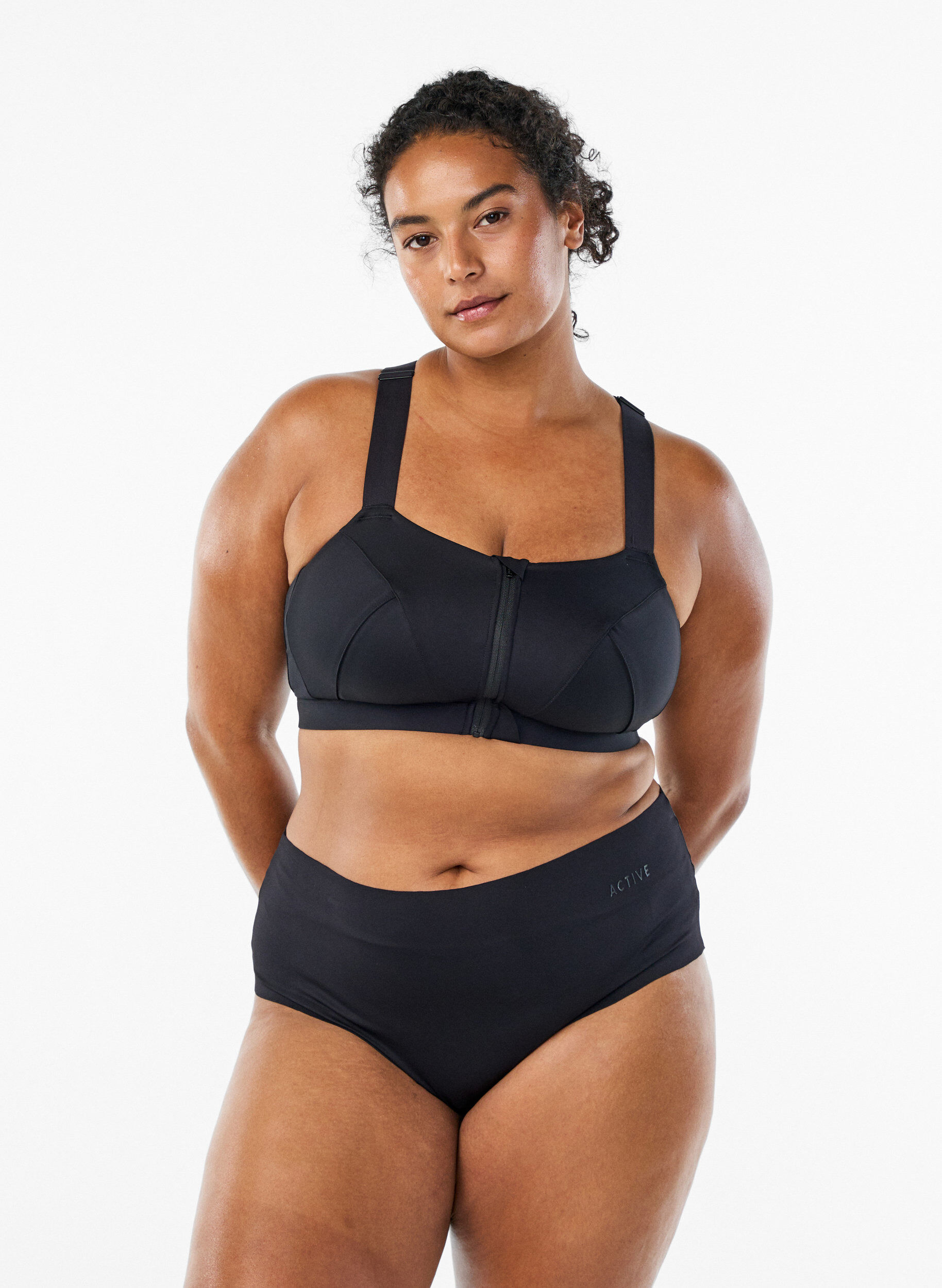 Lot de 2 culottes brief training invisibles, Noir, Model