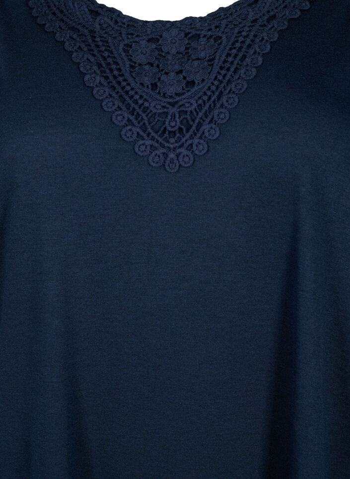 Haut sans manches avec dentelle, Total Eclipse, Packshot image number 2