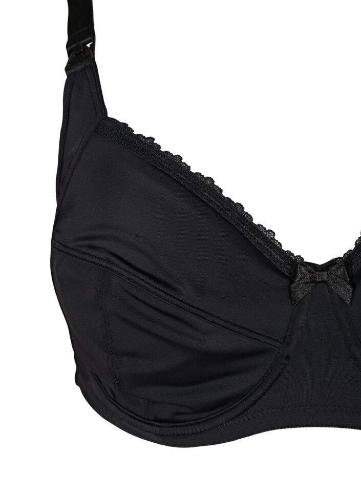 Soutien-gorge d'allaitement Figa à armatures, Black, Packshot image number 2
