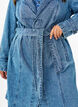 Trench en jean avec ceinture, Blue Denim, Model image number 3
