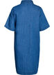 Robe en jean avec boutons et lien &agrave; nouer, Bleu, Packshot image number 1
