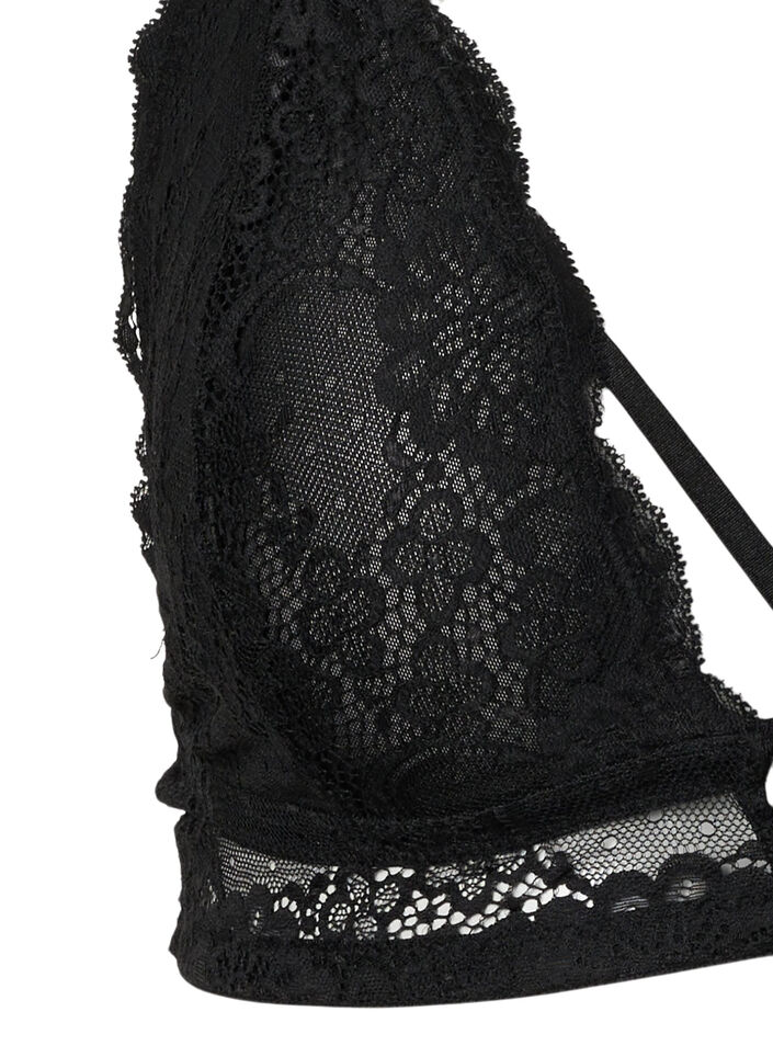 Soutien-gorge en dentelle, Black, Packshot image number 2