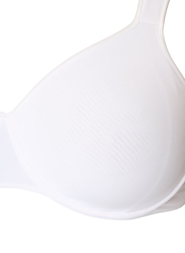 Soutien-gorge minimiseur avec bretelles rembourr&eacute;es, Blanc, Packshot