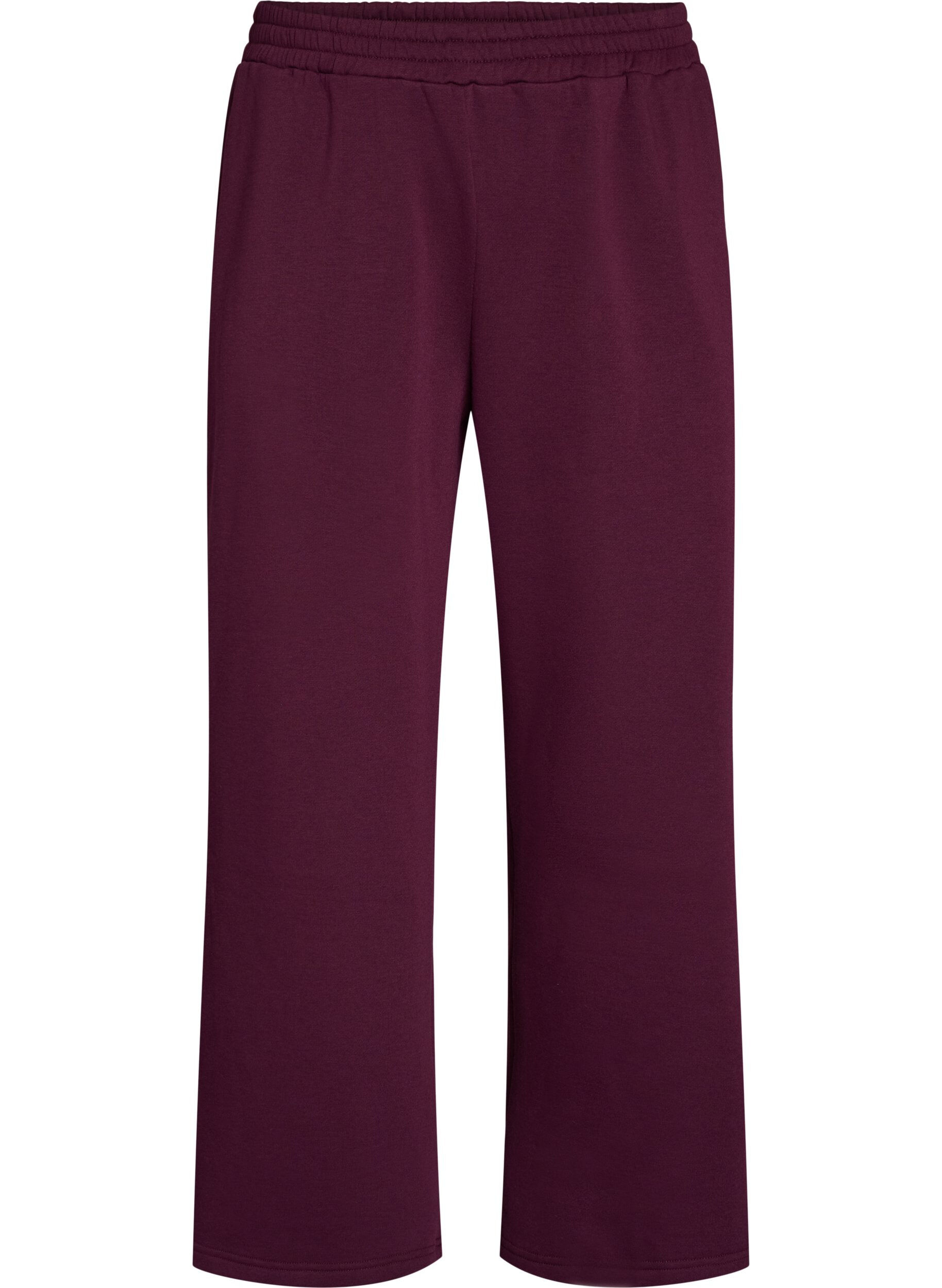 ZizziPantalon de jogging taille haute avec coupe ample, Violet, Packshot image number 0