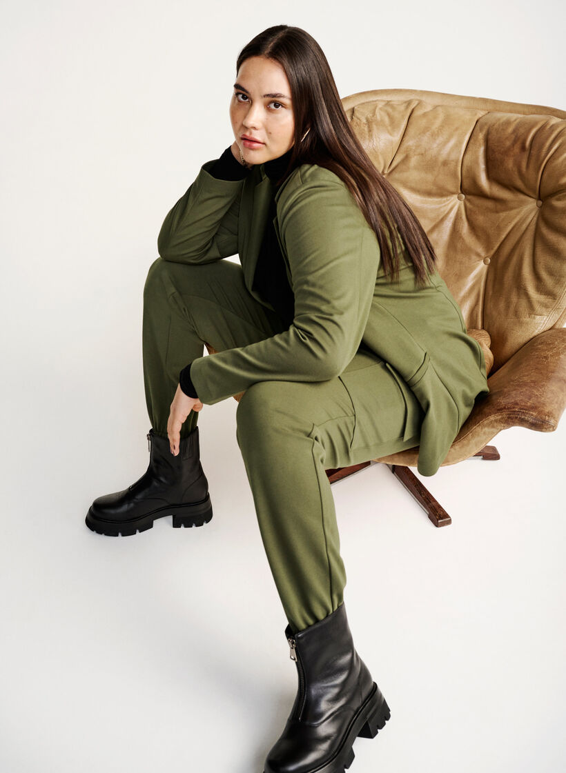 Pantalon cargo avec taille élastique, Forest Night, Image image number 0