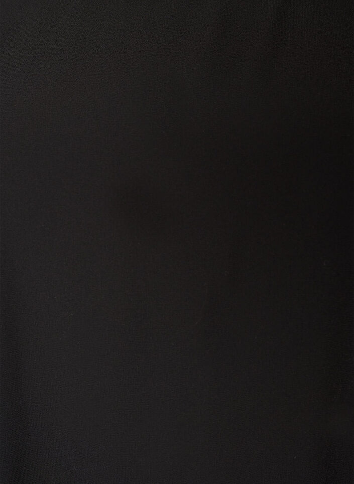 Blouse en mousseline avec effet ballon, Noir, Packshot image number 2