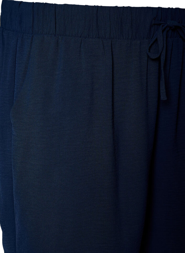 Short avec poches et ceinture &eacute;lastique, Bleu, Packshot image number 2