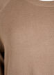 Blouse en maille avec boutons sur le c&ocirc;t&eacute;, Beige, Packshot image number 2
