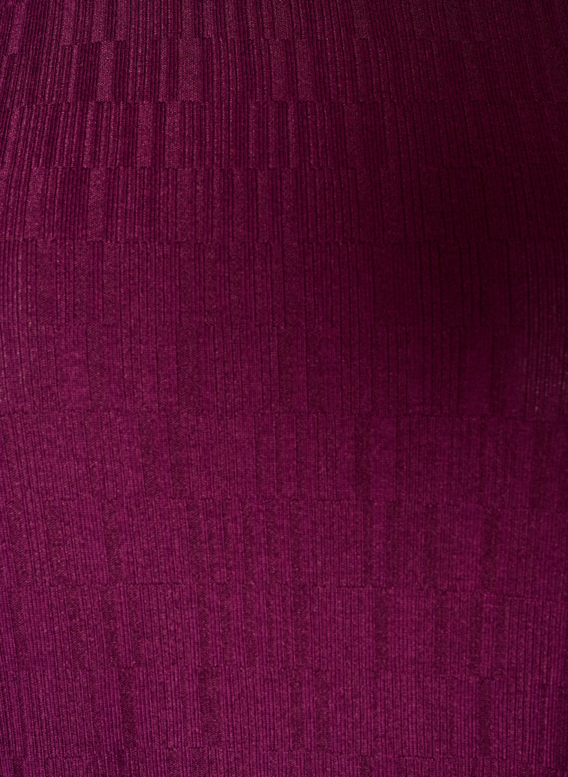 ZizziChemisier &agrave; texture et manches 3/4, Violet, Packshot image number 2
