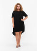 Robes en viscose avec bande de dentelle, Black, Model image number 2