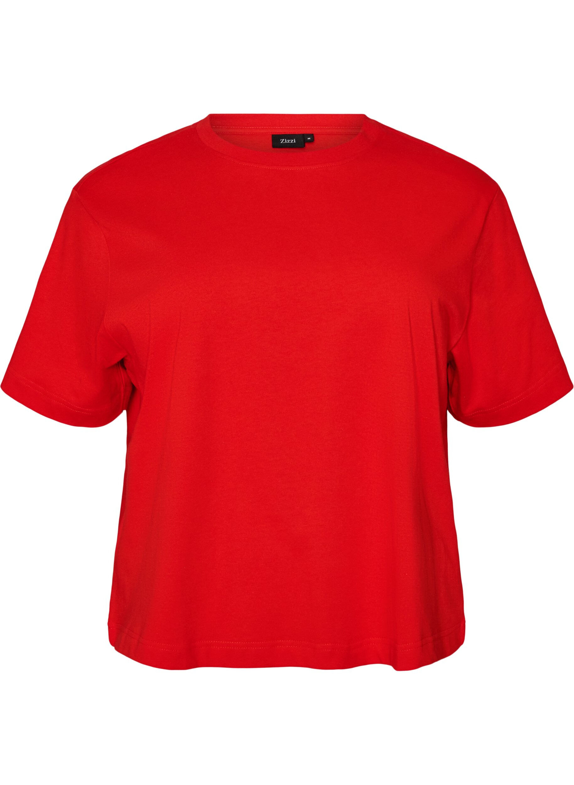 ZizziT-shirt coupe boxy en coton, 0942, Packshot image number 0