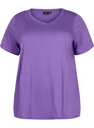 T-shirt à manches courtes avec forme en A, Deep Lavender, Packshot image number 0