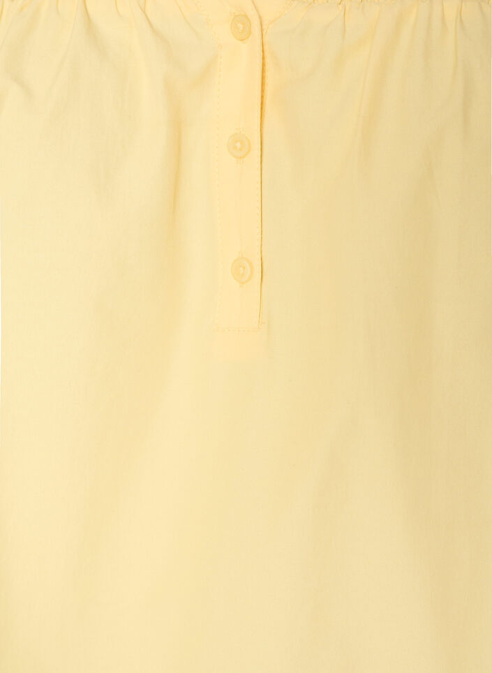 Blouse avec smock et manches 3/4, Jaune clair, Packshot image number 2