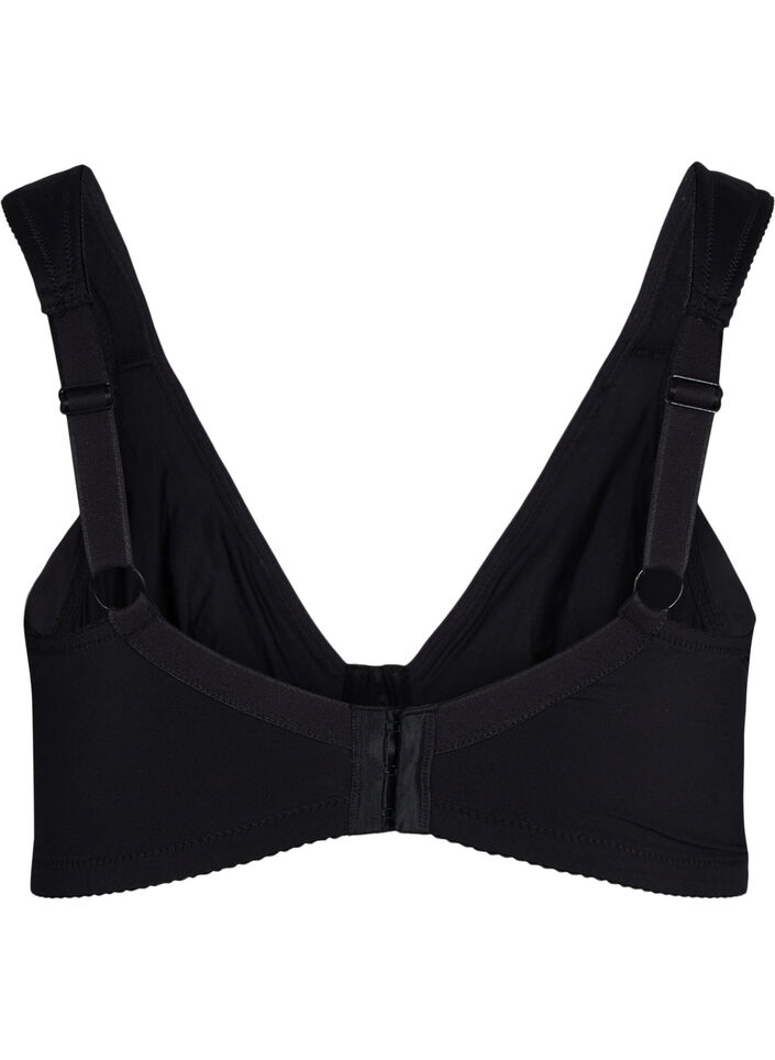 Soutien-gorge uni à armatures, Black, Packshot image number 1