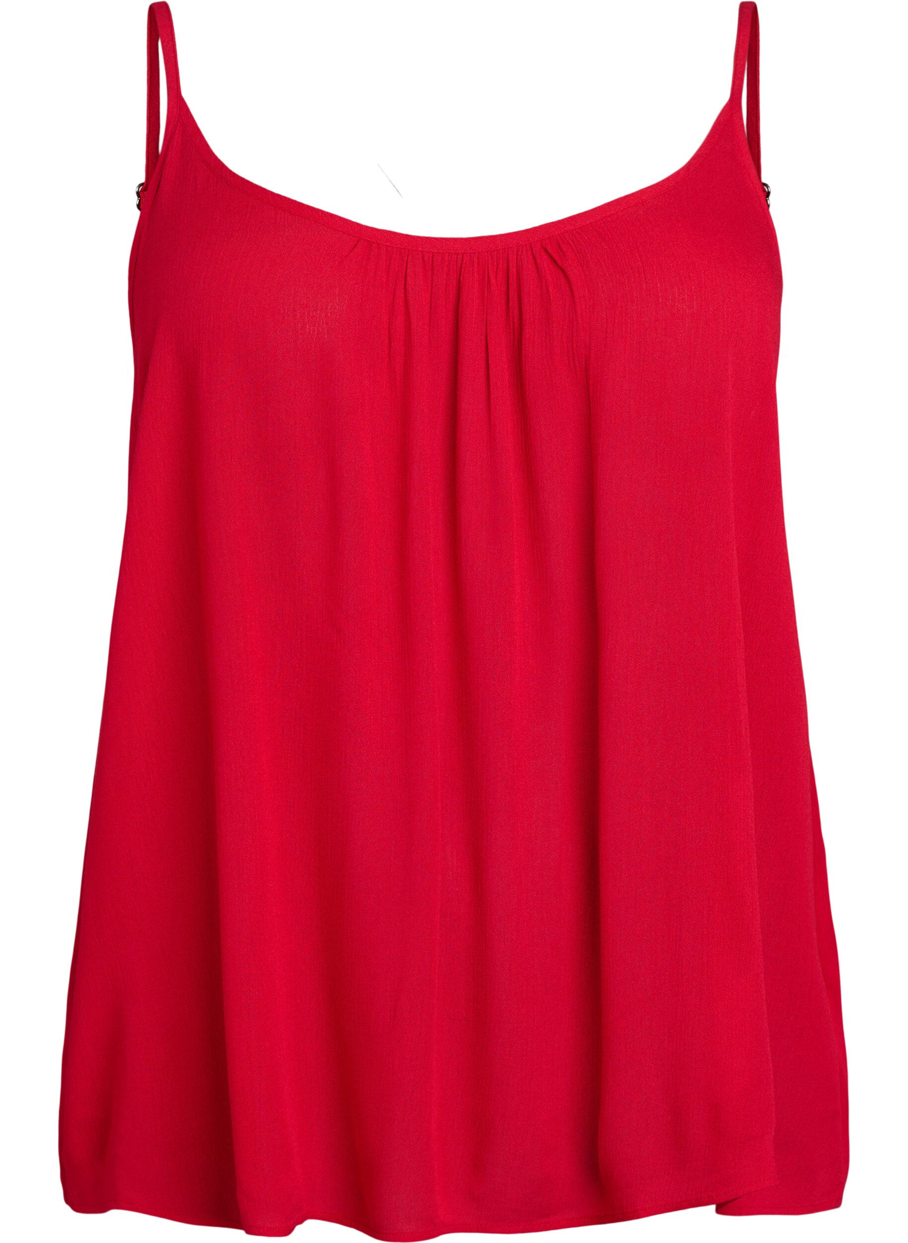 Top &agrave; bretelles en viscose