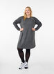Robe en jersey avec boutons, Dark Grey Melange, Model image number 2