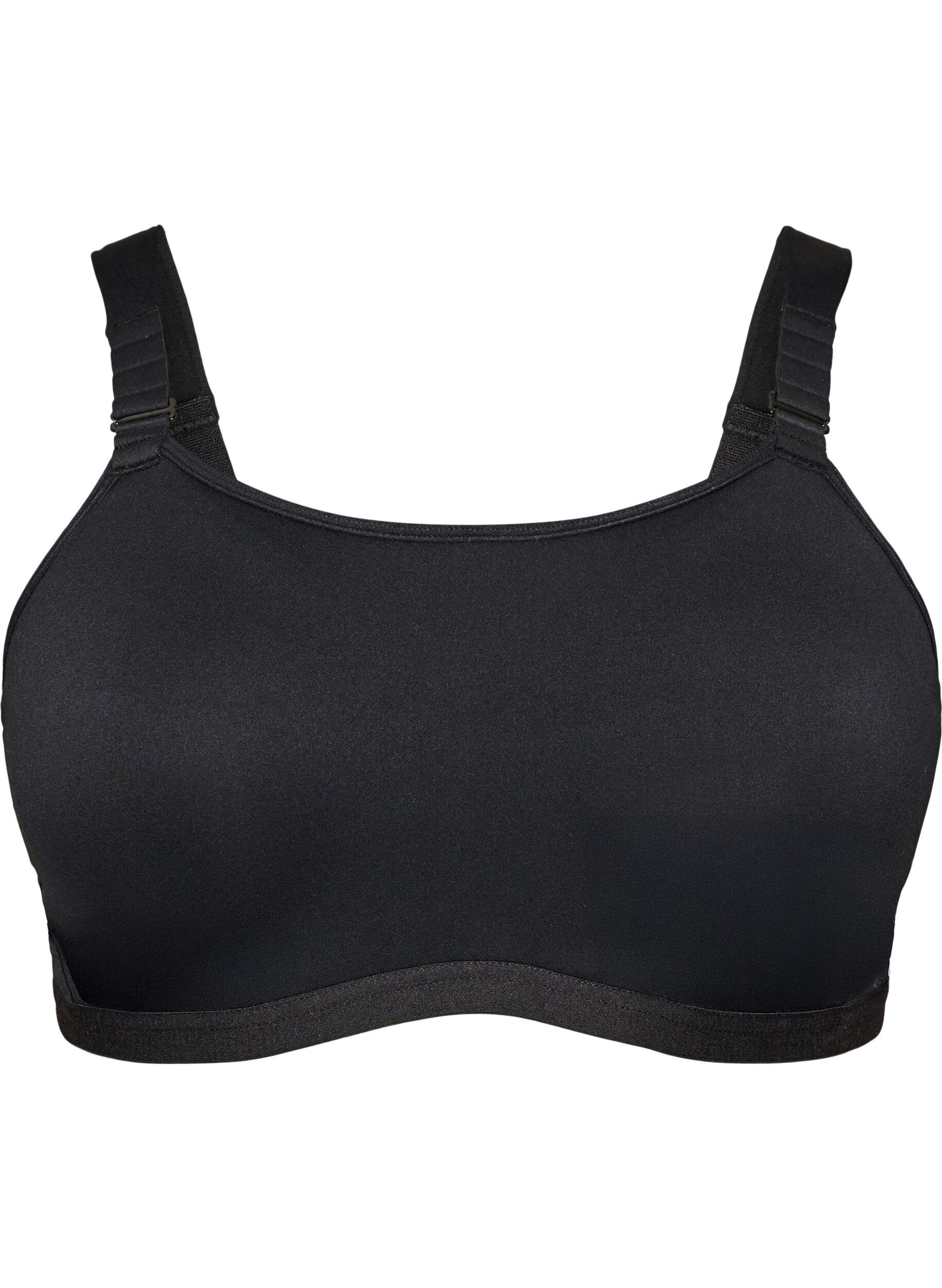 ZizziSoutien-gorge de sport maintien &eacute;lev&eacute; avec armatures et bretelles rembourr&eacute;es, Noir, Packshot image number 0