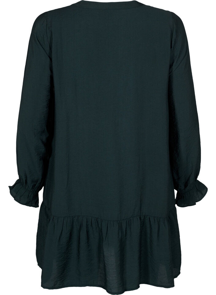 Robe courte avec coutures et boutons, Scarab, Packshot image number 1